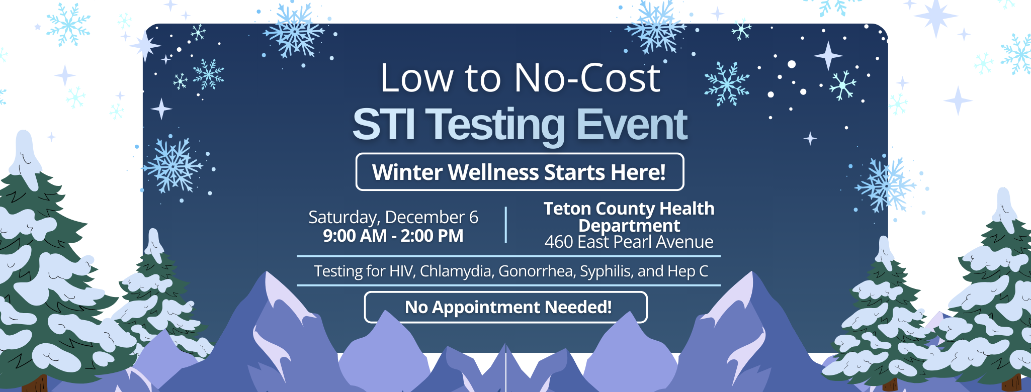 December STI Testing Event