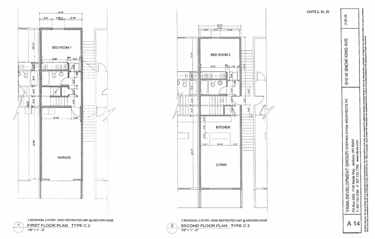 Floor Plan - 848 W Snow King